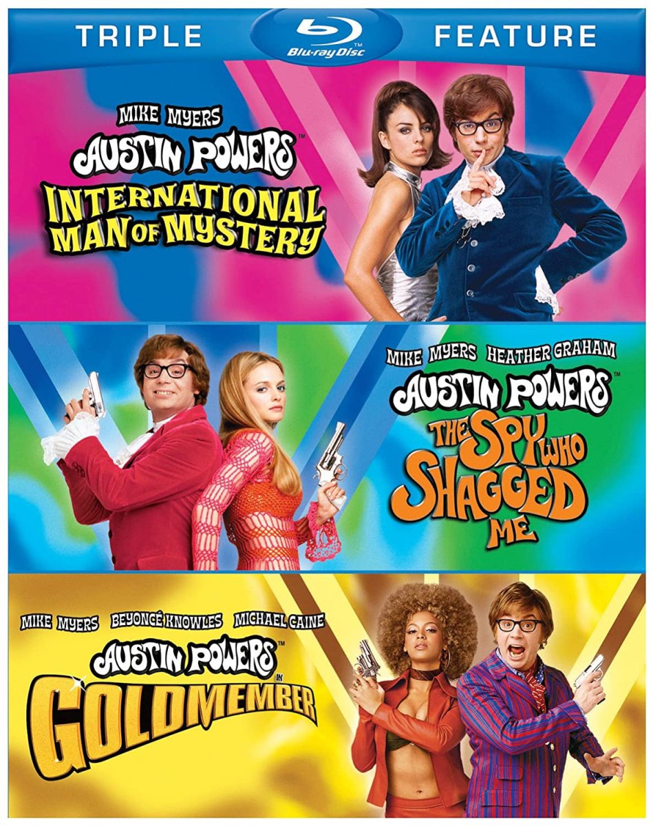 Austin Powers Triple Feature - New Blu - Ray