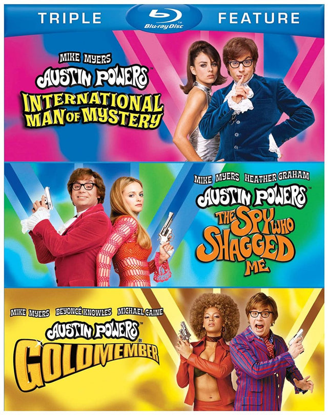 Austin Powers Triple Feature - New Blu - Ray