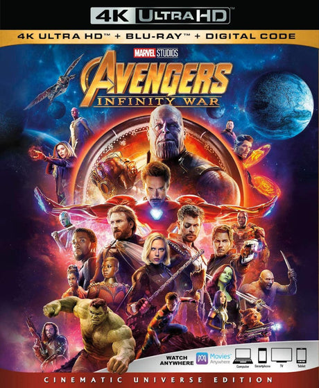 Avengers Infinity War 4K UHD USED