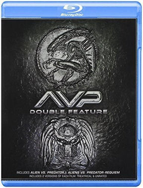 AVP Double Feature (Alien vs. Predator / Aliens vs. Predator: Requiem) - New Blu - Ray