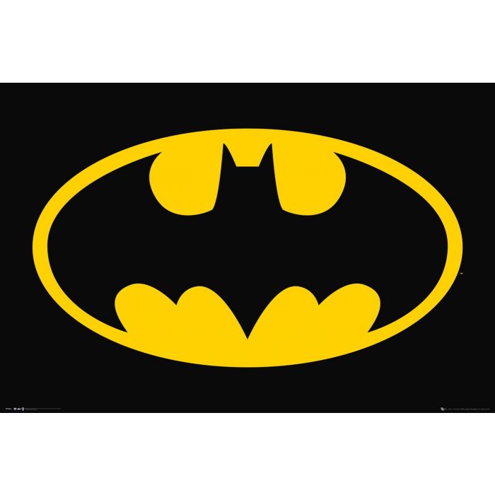 Batman Symbol Poster PICKUP ONLY - Posters/Stickers/Art