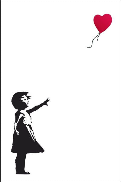 Poster Banksy Balloon Girl PICKUP ONLY
