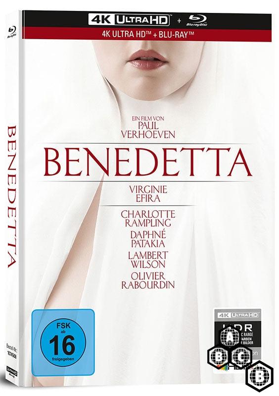 Benedetta (4K UHD, Limited Edition Mediabook, Region B) Cover A