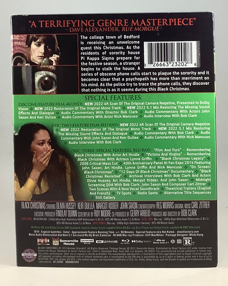 Black Christmas (4K UHD) w/SLIP USED