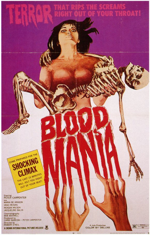 Blood Mania Poster 11x17