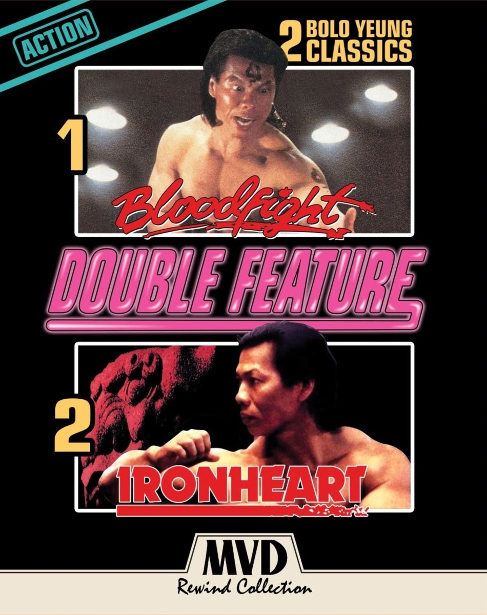 Bloodfight + Ironheart (Bolo Yeung Double Feature) - New Blu - Ray