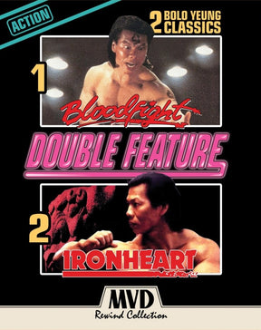 Bloodfight + Ironheart (Bolo Yeung Double Feature) - New Blu - Ray