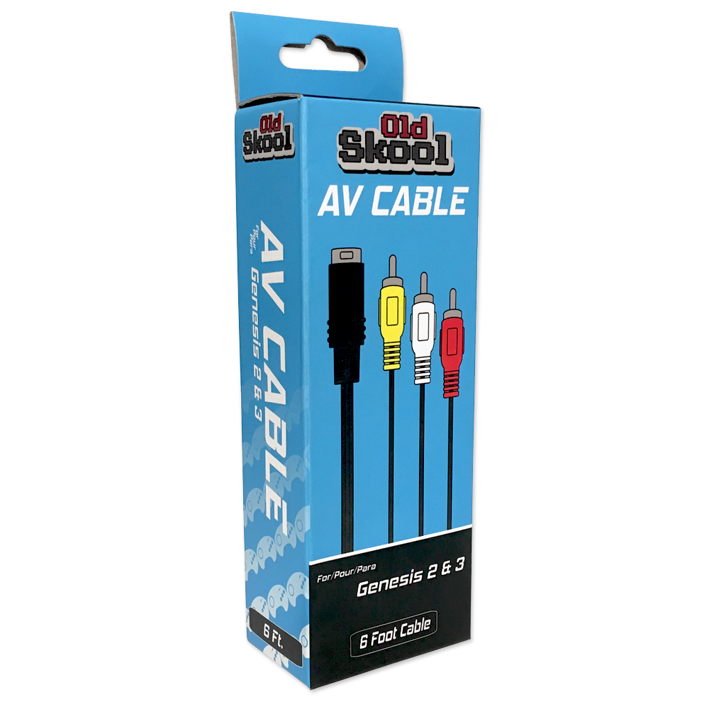 Sega Genesis Model 2 & 3 AV Cables NEW