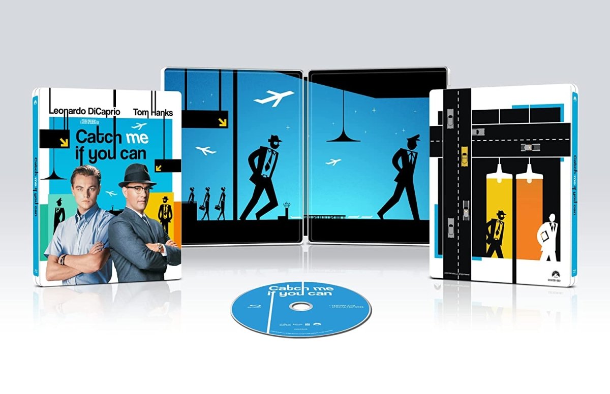 Catch Me if You Can (Blu - Ray, Steelbook) - New Blu - Ray