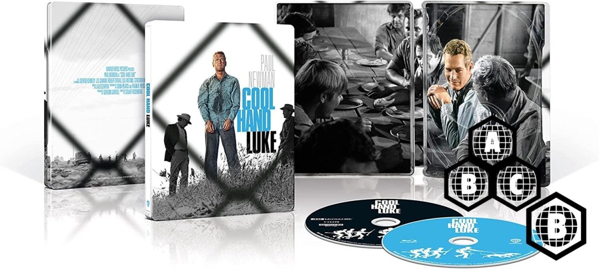 Cool Hand Luke (UK, 4K UHD, Limited Edition Steelbook, Region Free/B)