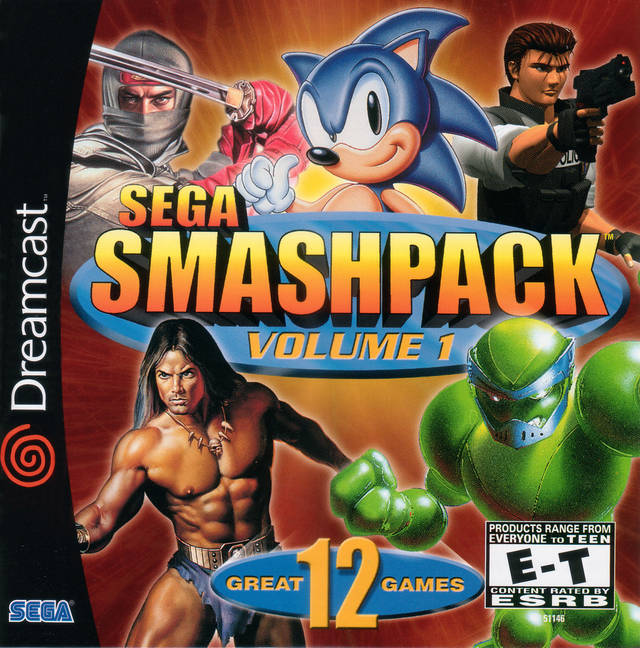 Sega Smash Pack Volume 1 Sega Dreamcast USED