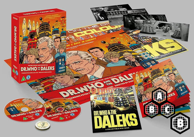 Dr. Who and the Daleks (4K UHD/Blu-Ray, Limited Collector's Edition w/ Rigid Foil Slipcase, Region Free/B)