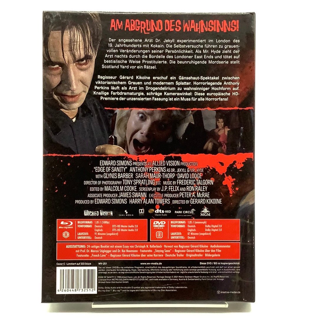 Edge of Sanity (Limited Mediabook, Region B) USED - Used Blu - Ray