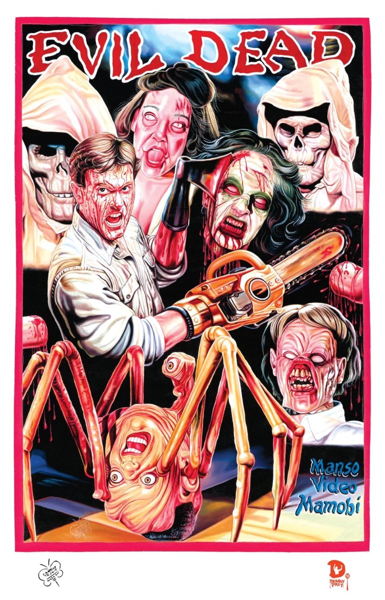 Evil Dead by C.A. Wisely Ghanaian Poster - Posters/Stickers/Art