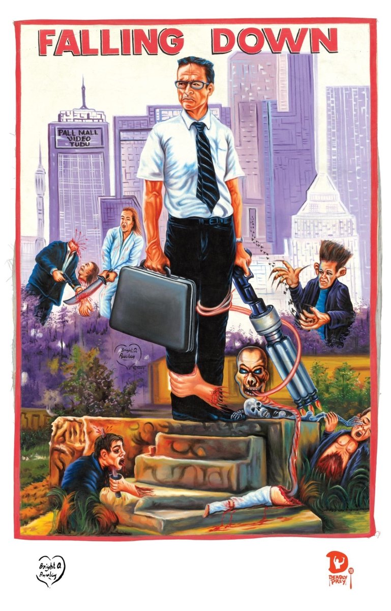 Falling Down Ghanaian Poster - Posters/Stickers/Art