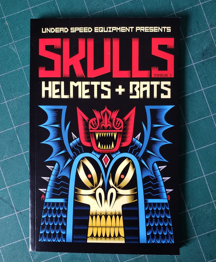 SKULLS (Helmets + Bats) Zine