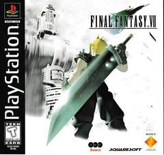 Final Fantasy VII [Black Label | No Manual] Playstation 1 USED - Video Games - Playstation 1