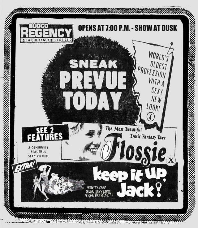 Flossie + Keep It Up (Drive-In Double Feature #15) USED