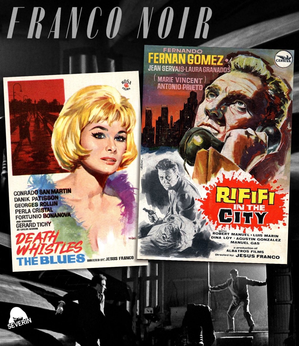 Franco Noir (Rififi in the City/Death Whistles the Blues) - New Blu - Ray