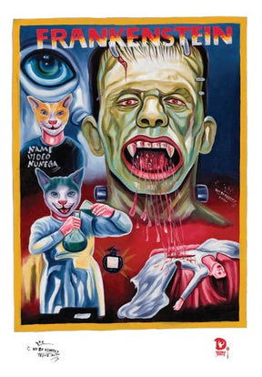 Frankenstein Ghanaian Poster - Posters/Stickers/Art