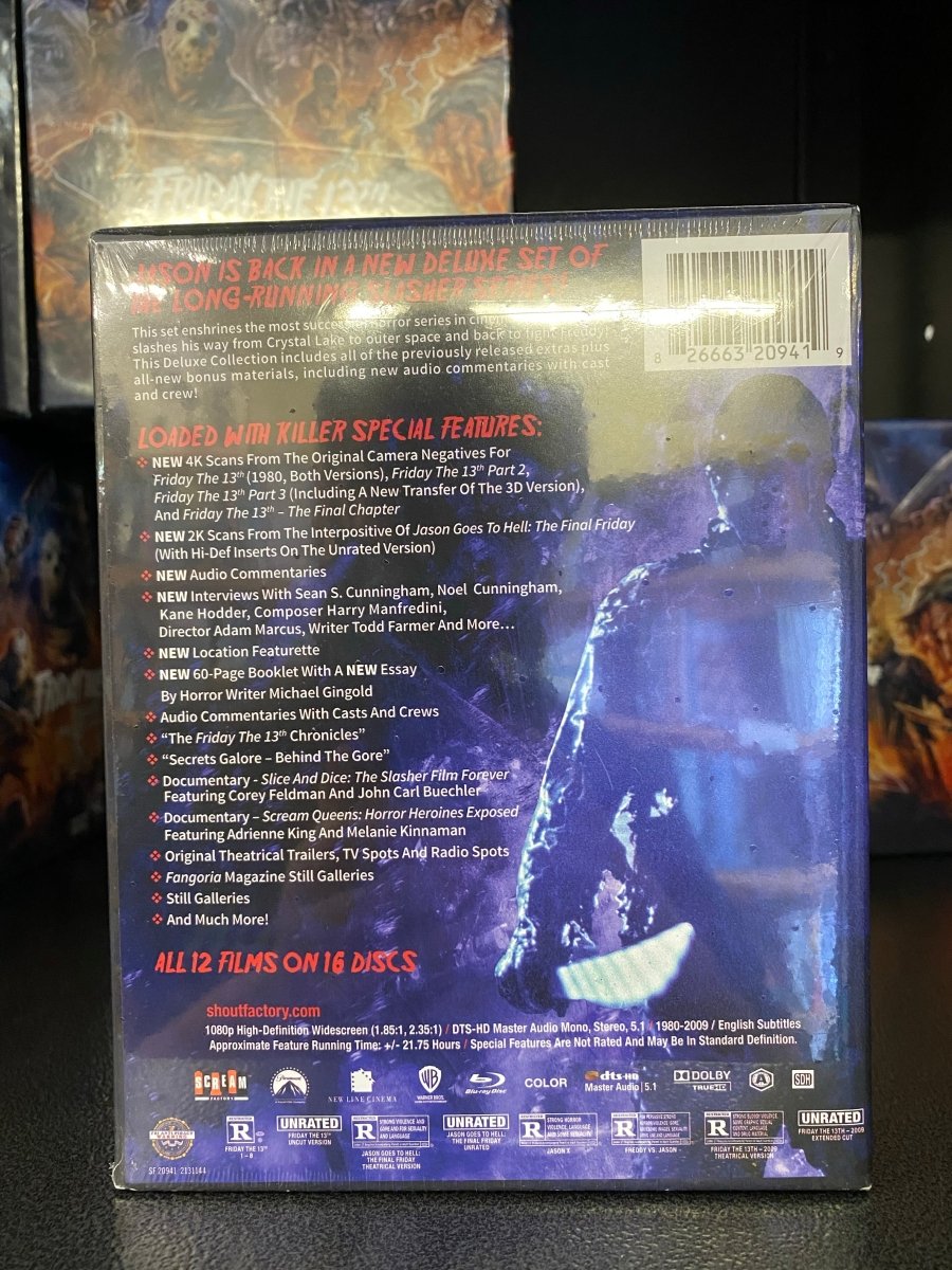 Friday the 13th Collection (Deluxe Edition) *see notes - New Blu - Ray