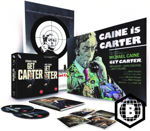 Get Carter (Blu - Ray, Limited Edition, Region B) - New Blu - Ray