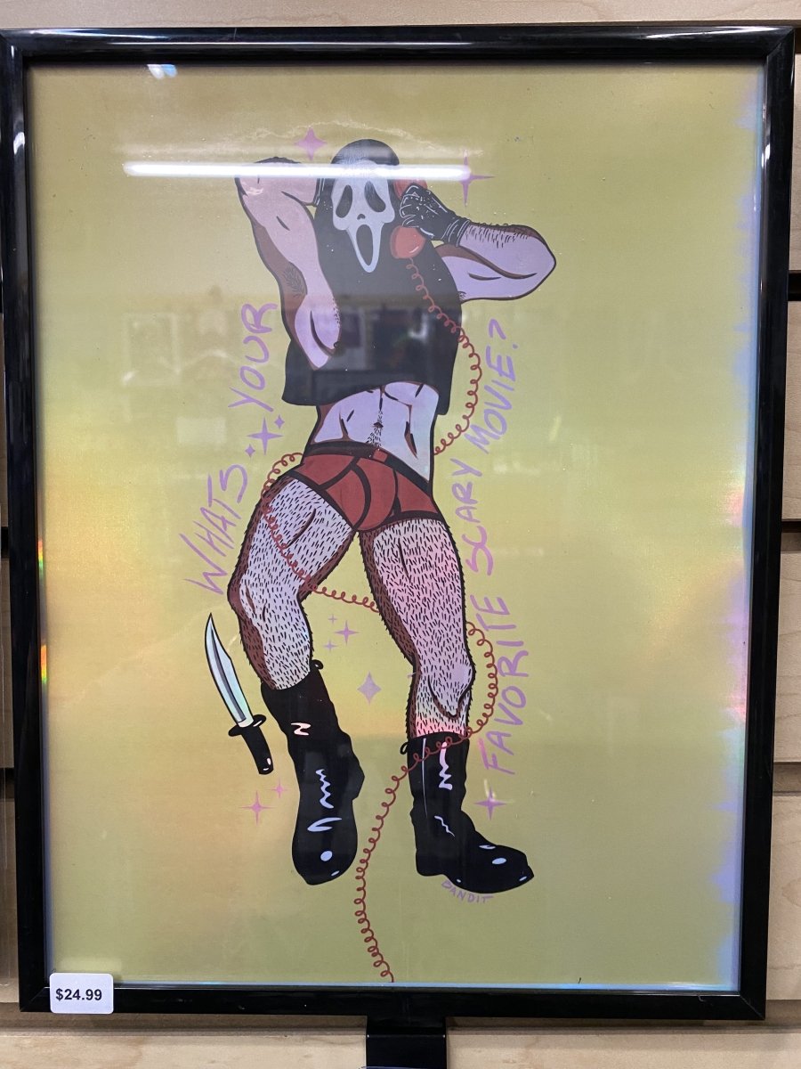 Ghostface Bandit McGee Limited Edition Framed Holo Print - Local Artists