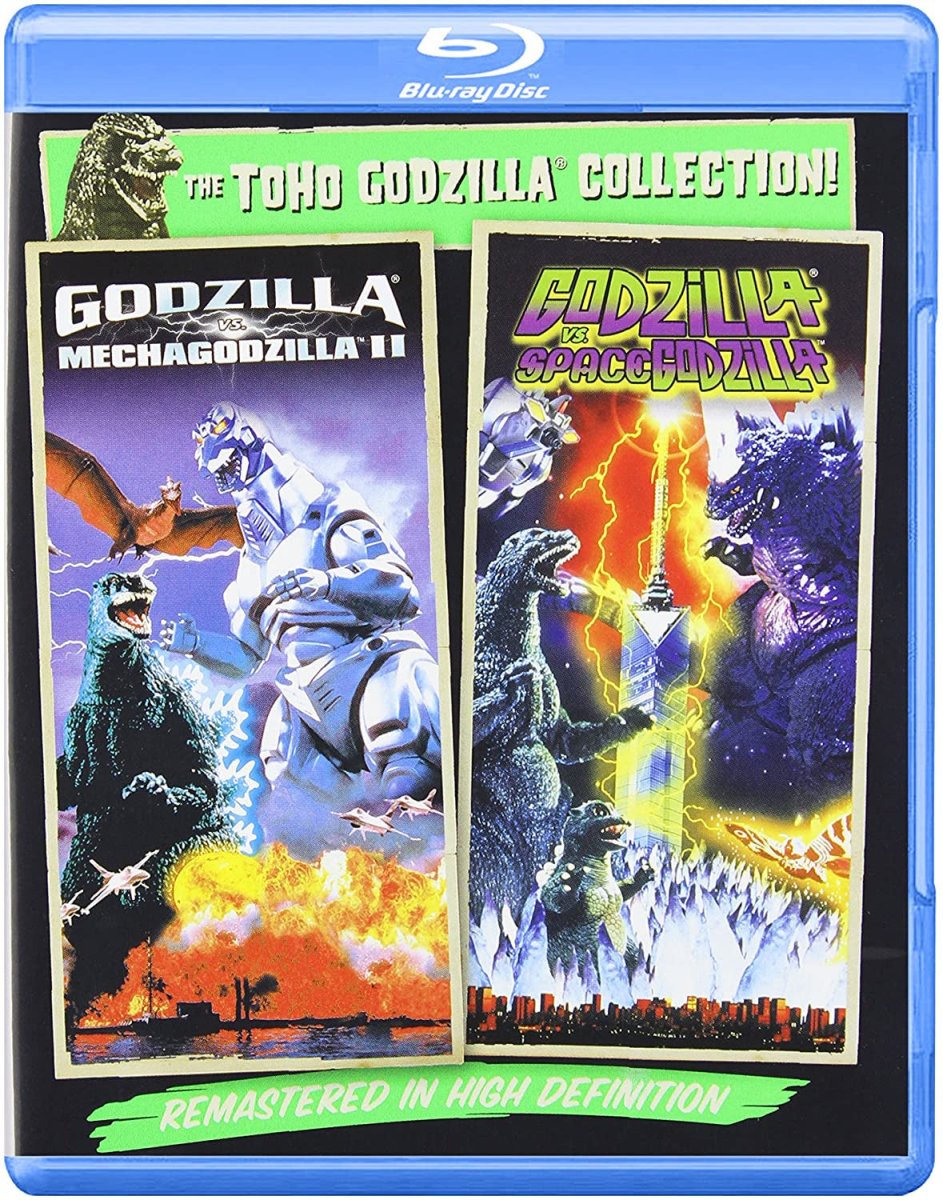 Godzilla vs. Mechagodzilla II / Godzilla vs. Spacegodzilla - New Blu - Ray
