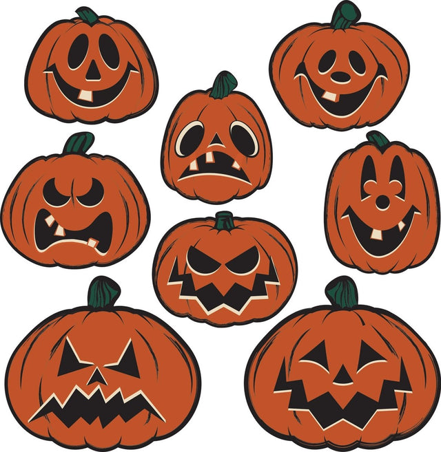 Halloween Pumpkin Cutouts - Posters/Stickers/Art