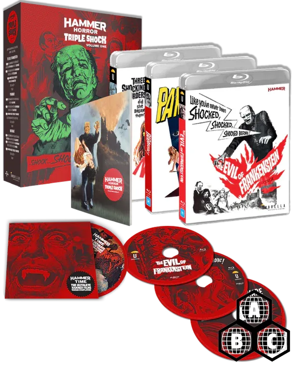 Hammer Horror Triple Shock: Volume 1 (Limited Edition, Region Free