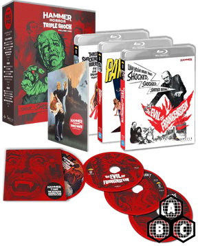 Hammer Horror Triple Shock: Volume 1 (Limited Edition, Region Free) - New Blu - Ray