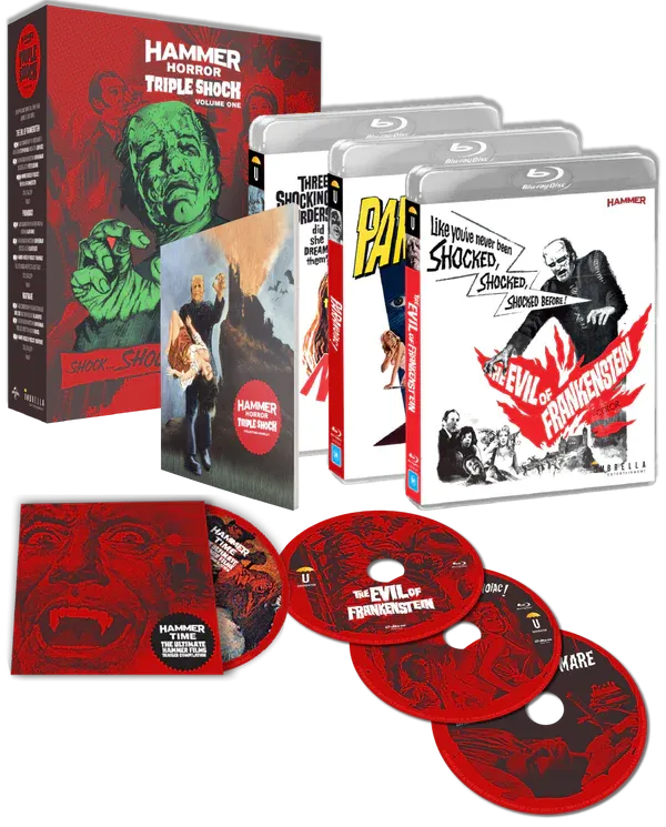 Hammer Horror Triple Shock: Volume 1 (Limited Edition, Region Free)