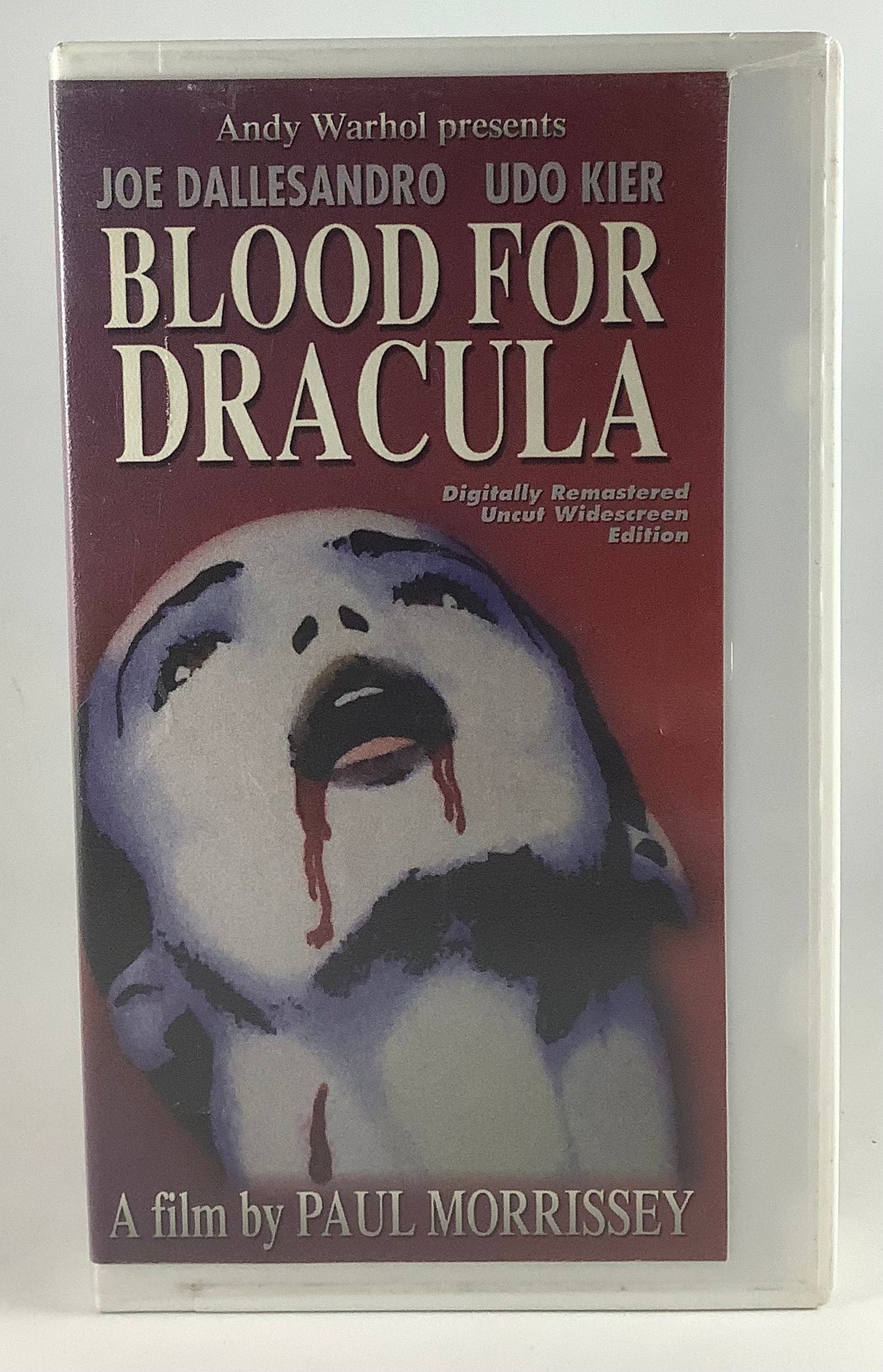 Blood for Dracula Cut Box VHS