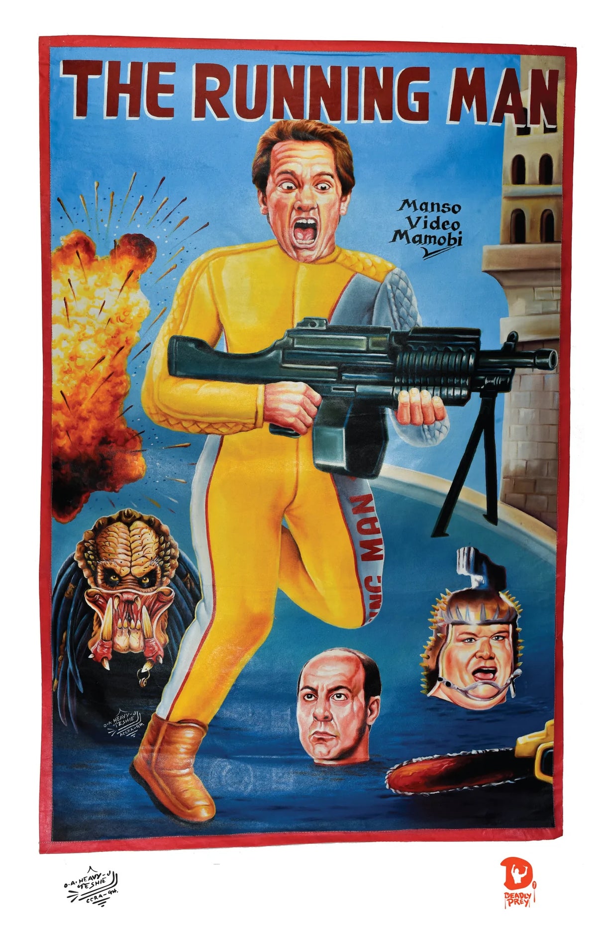The Running Man Ghanaian Poster