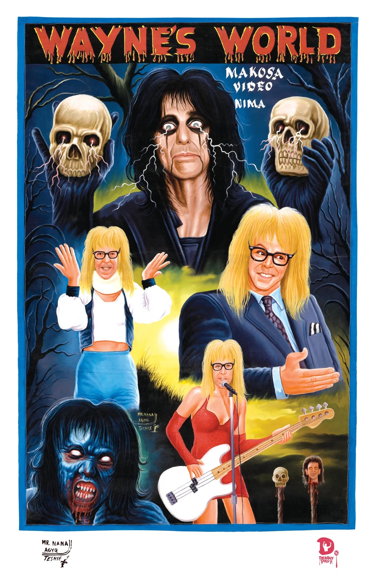 Wayne's World Ghanaian Poster