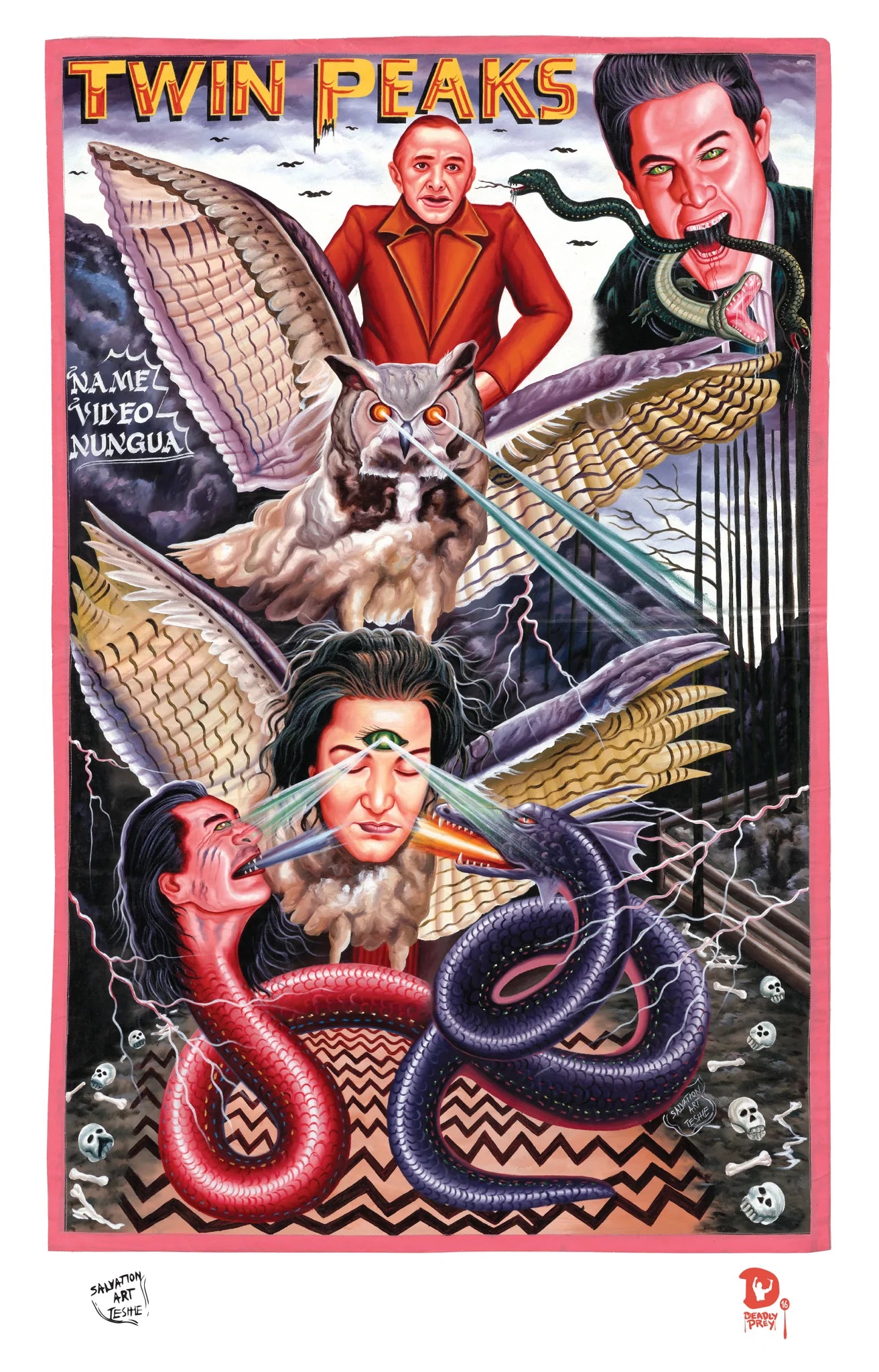 Twin Peaks Ghanaian Poster