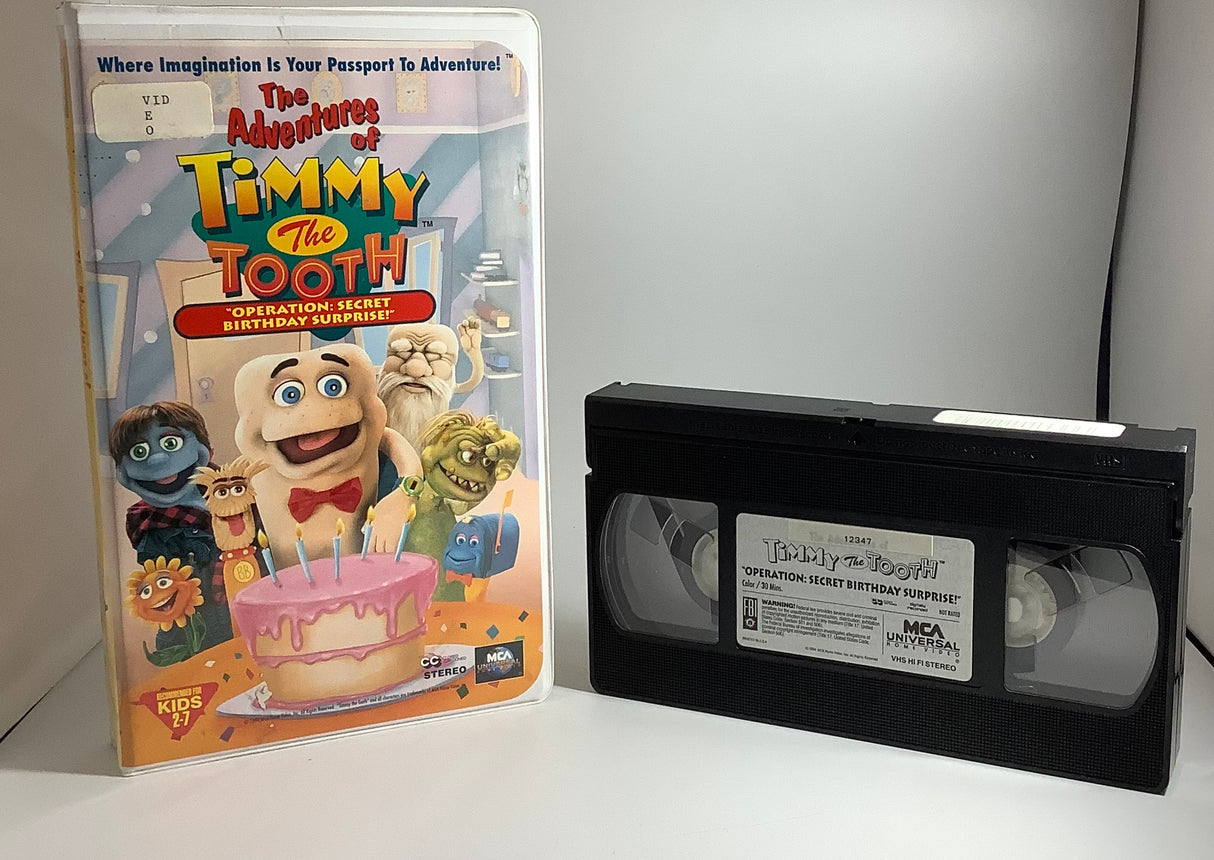 Timmy the Tooth "Operation Secret Birthday Surprise" VHS