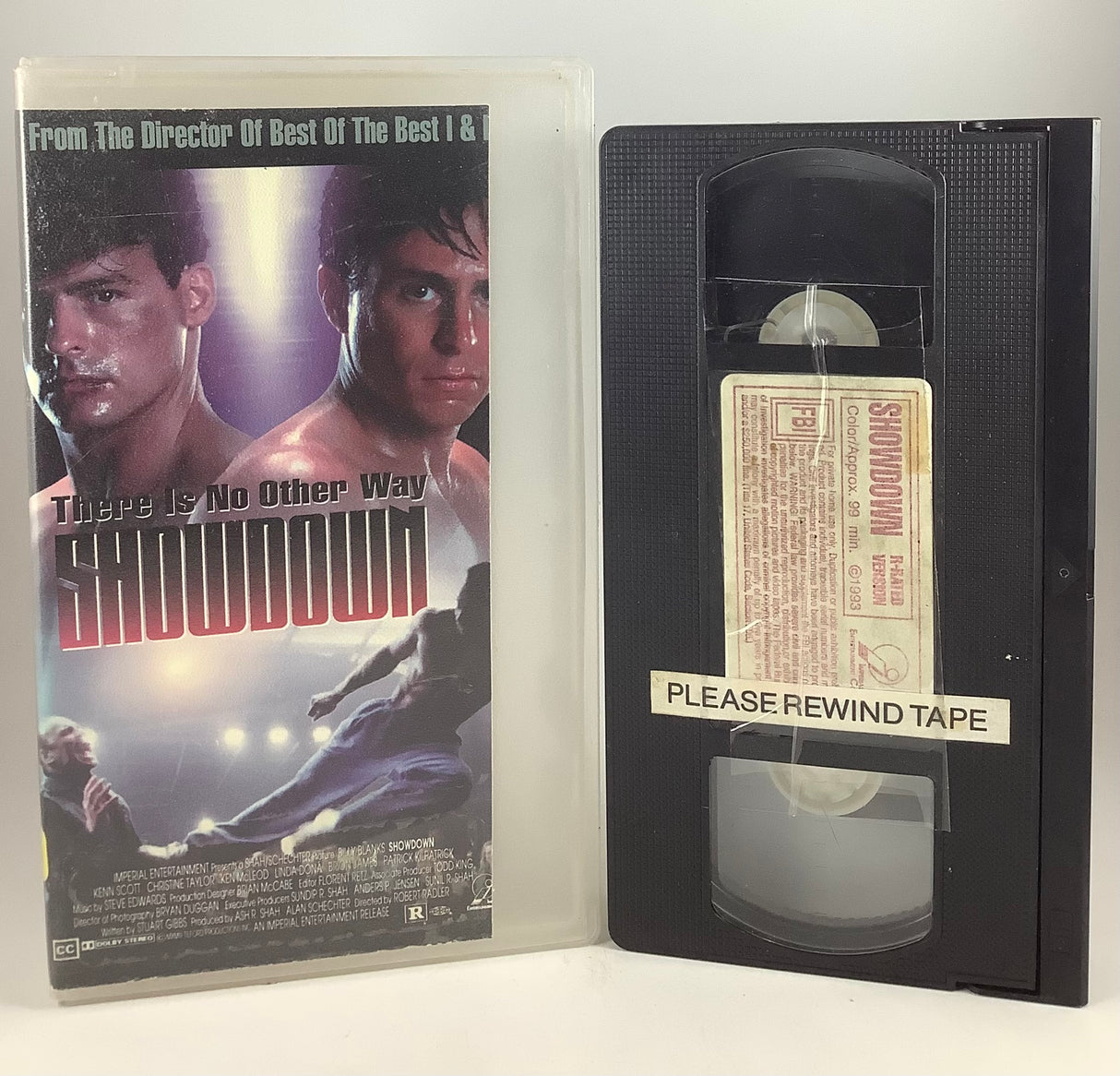 Showdown Cut Box VHS