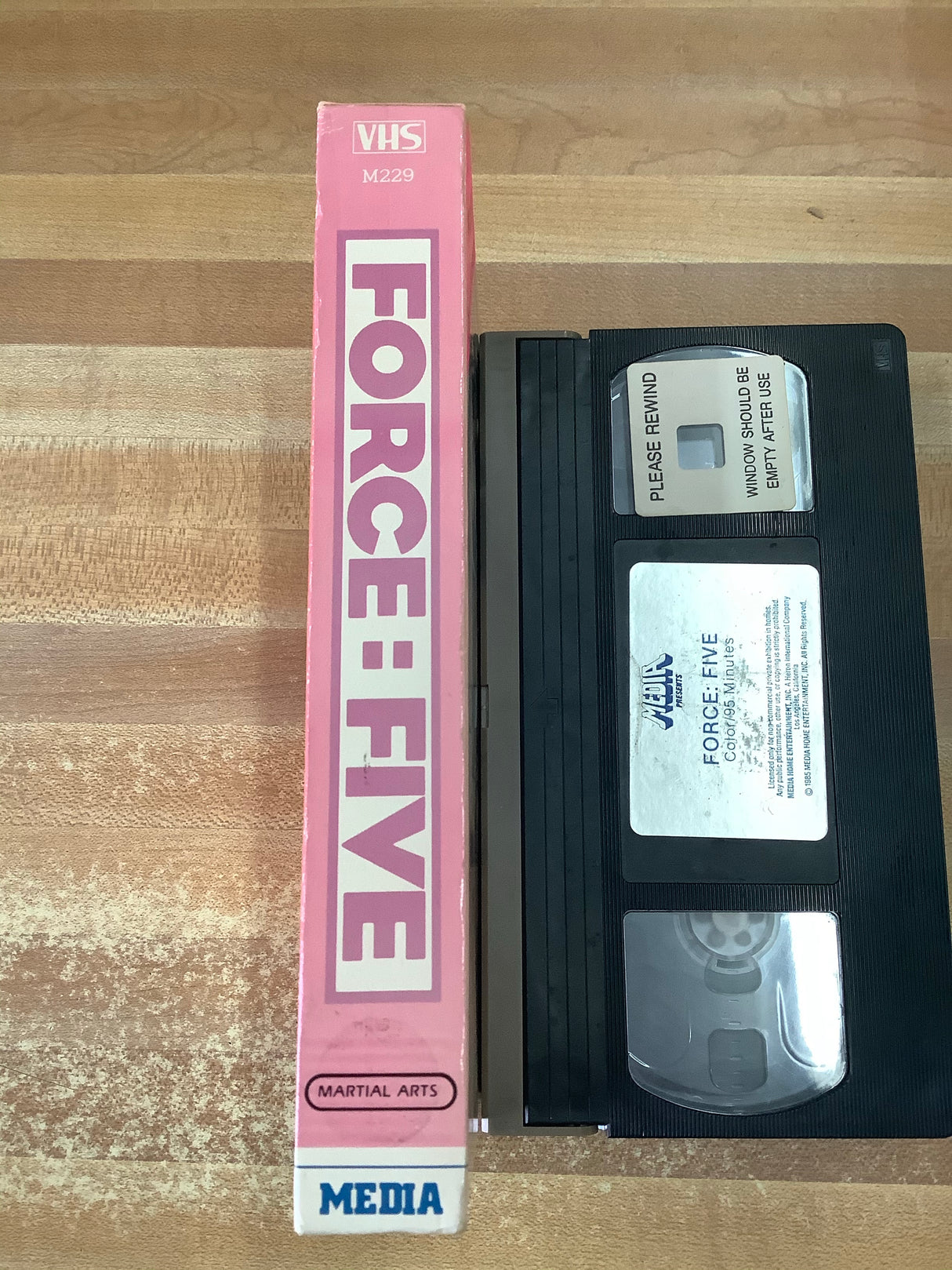 Force Five VHS