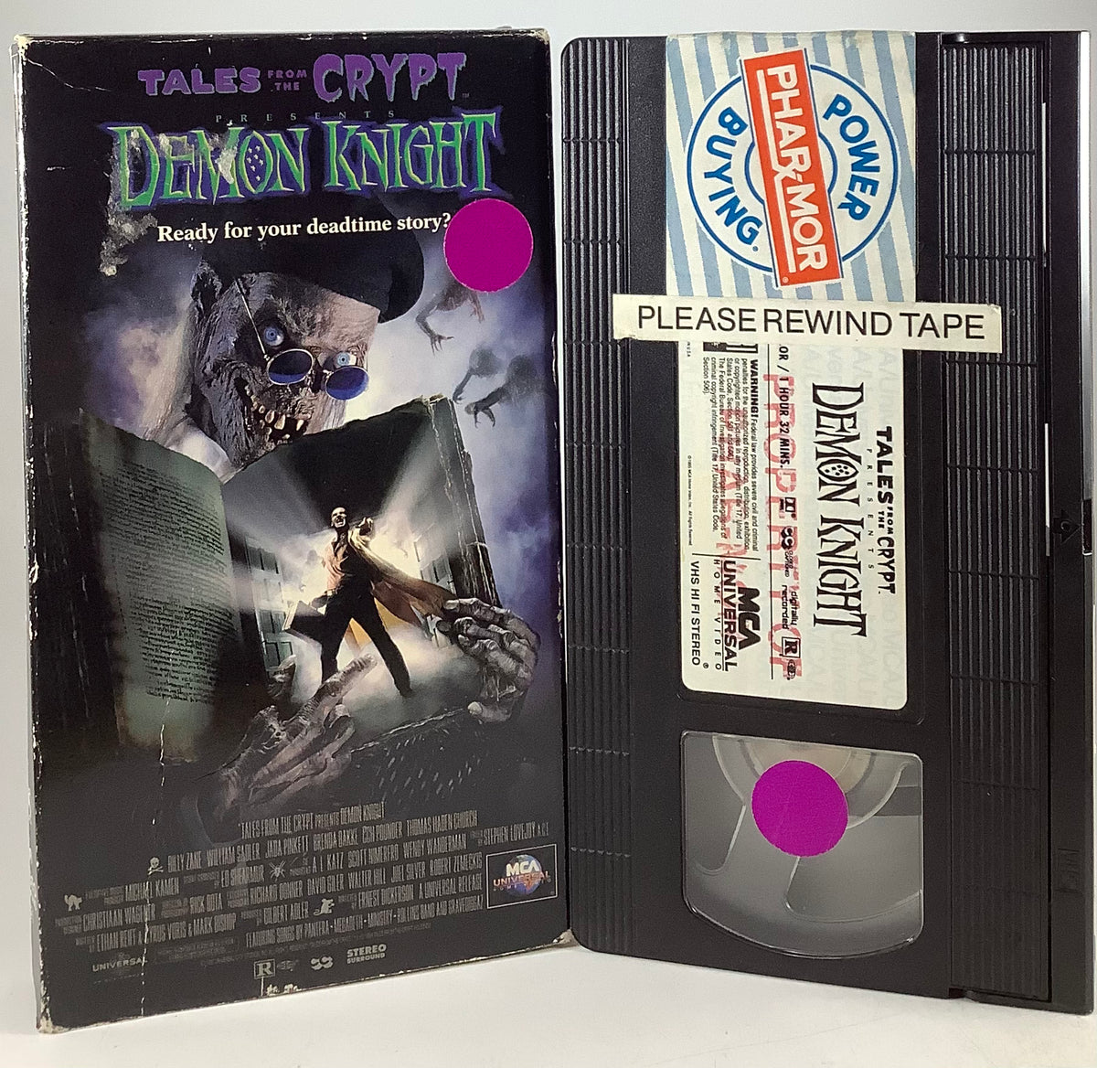 Tales from the Crypt Demon Knight VHS Orbit DVD