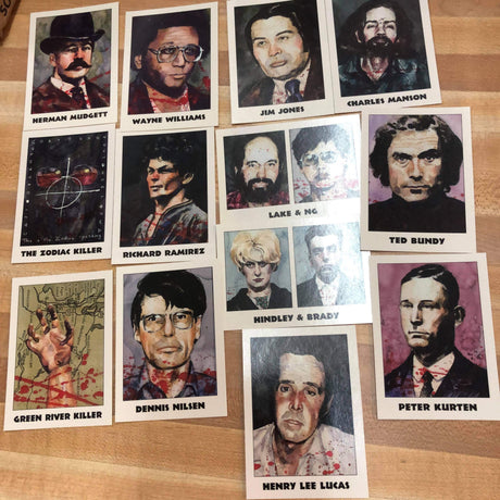 True Crime Trading Cards