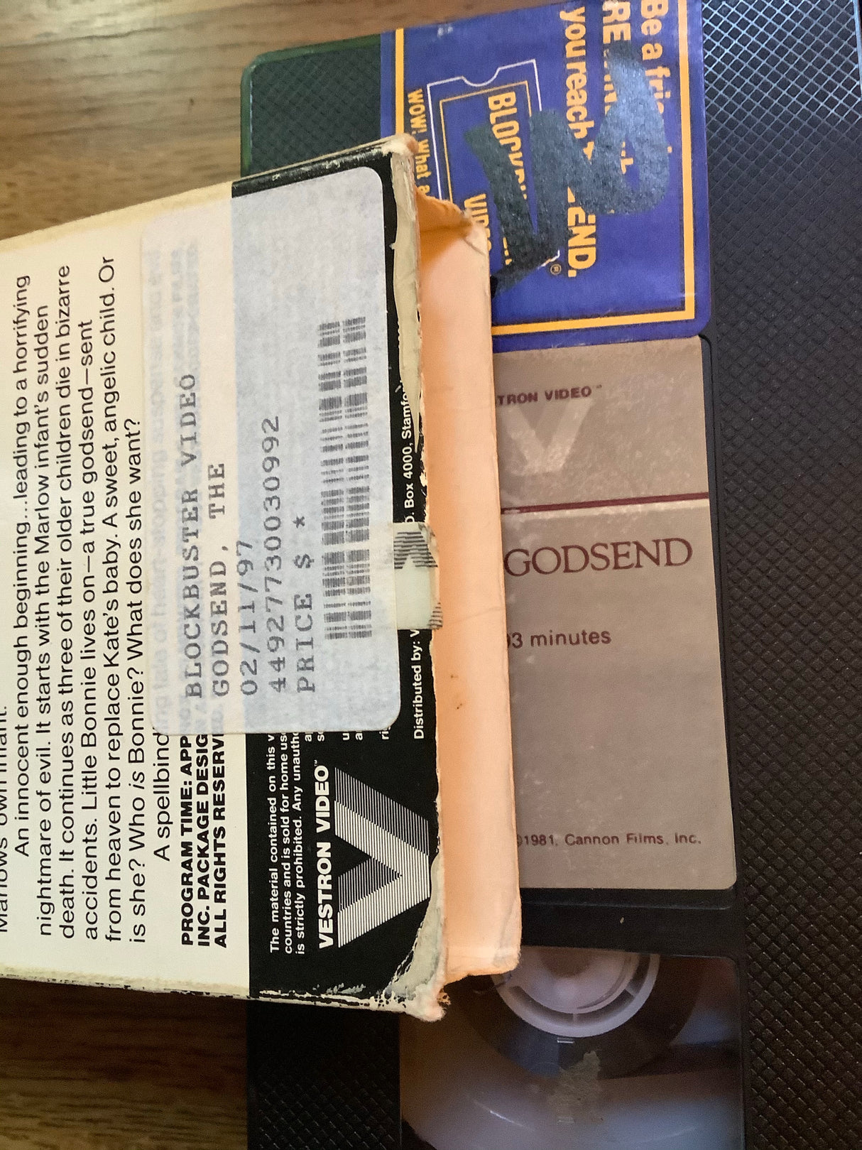 The Godsend VHS