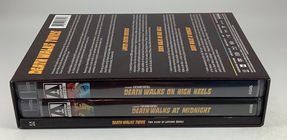 Death Walks Twice: Two Films by Luciano Ercoli Limited Edition USED