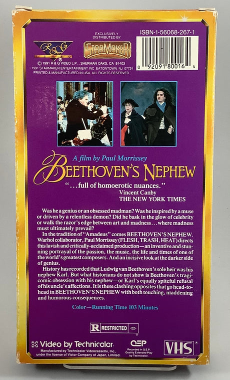 Beethoven's Nephew VHS