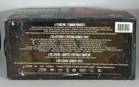 The Texas Chain Saw Massacre: 40th Anniversary Black Maria USED