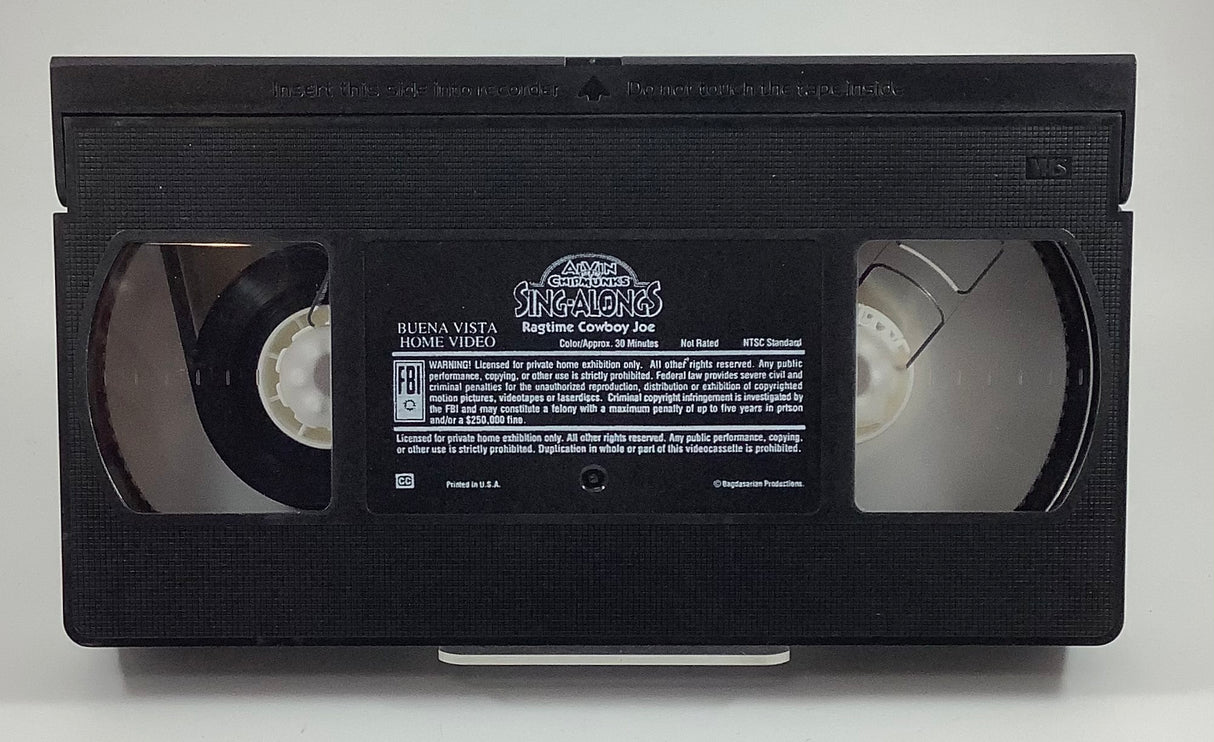 Alvin and the Chipmunks Sing-Alongs VHS