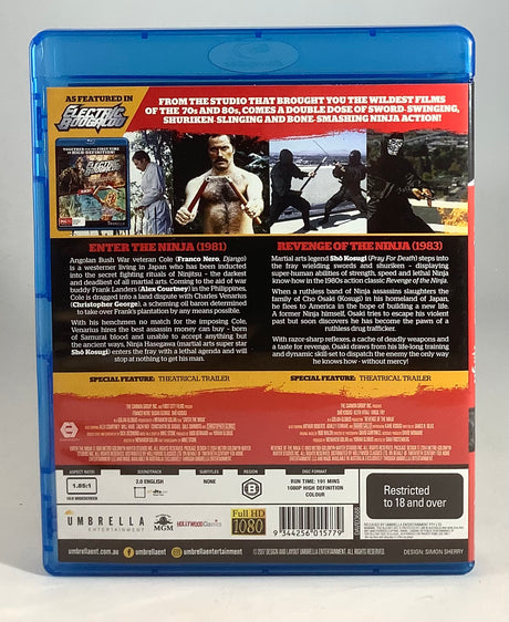 Enter the Ninja/Revenge of the Ninja USED