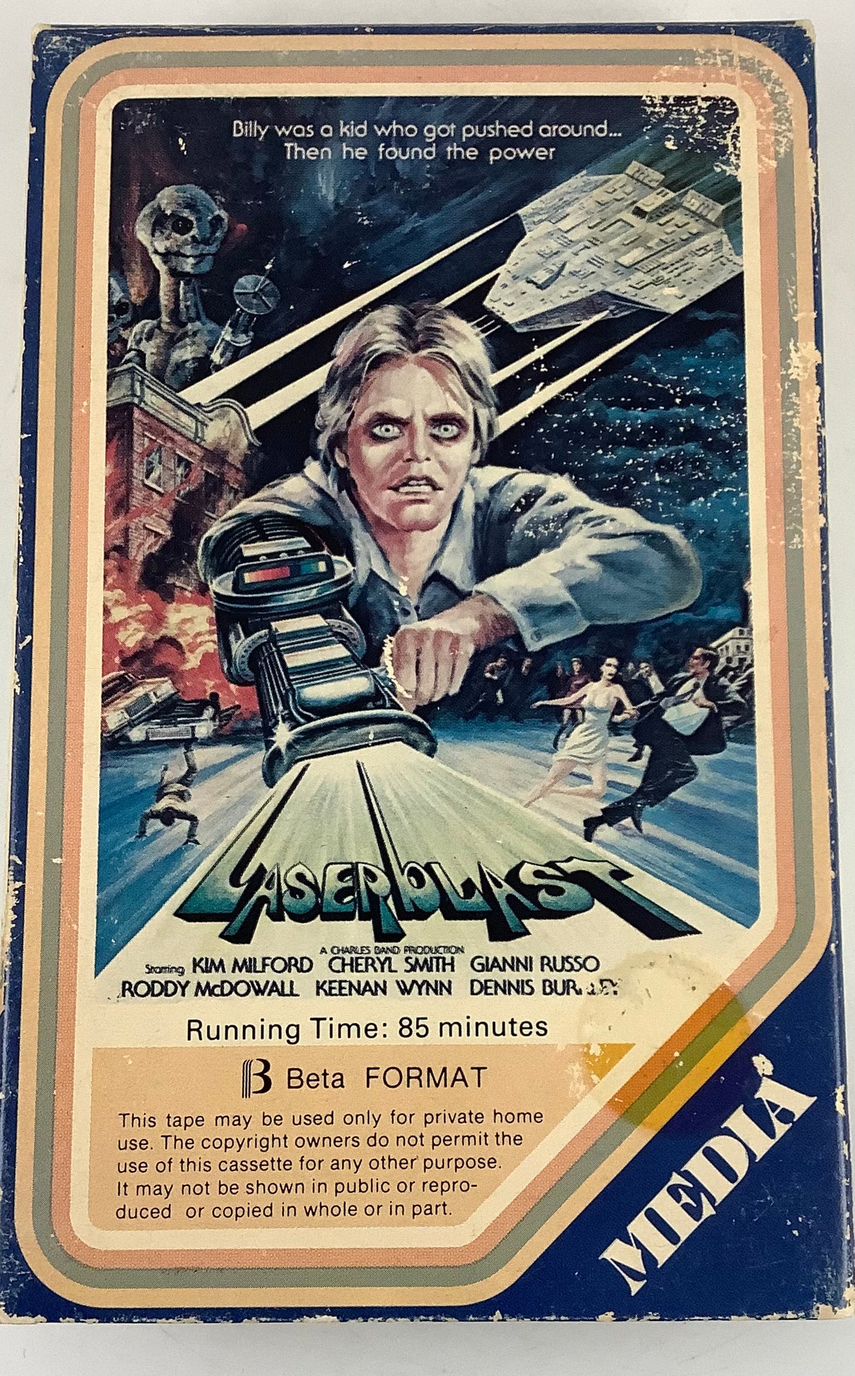 Laserblast Beta Tape