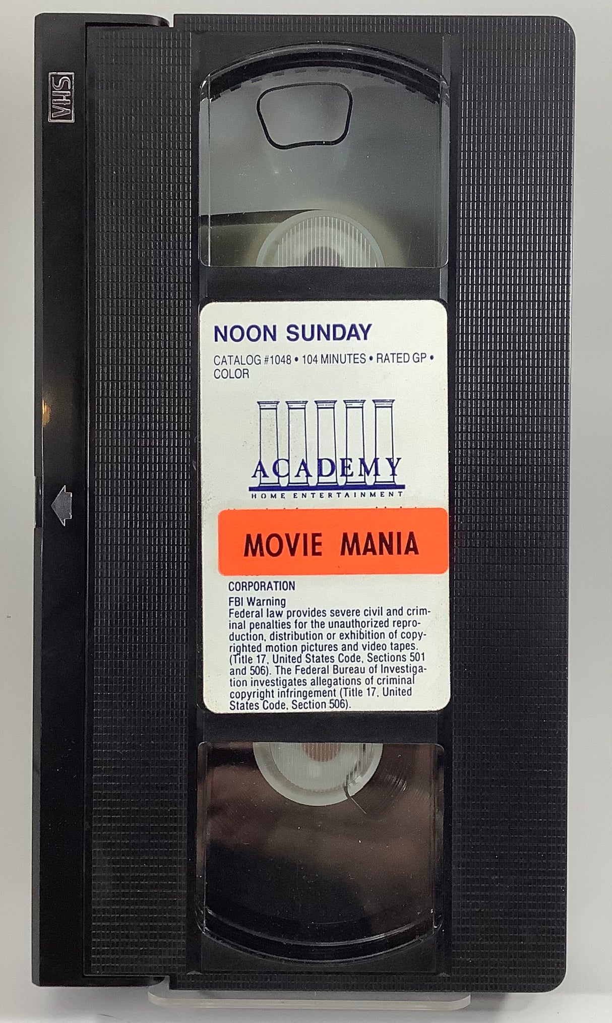 Noon Sunday VHS