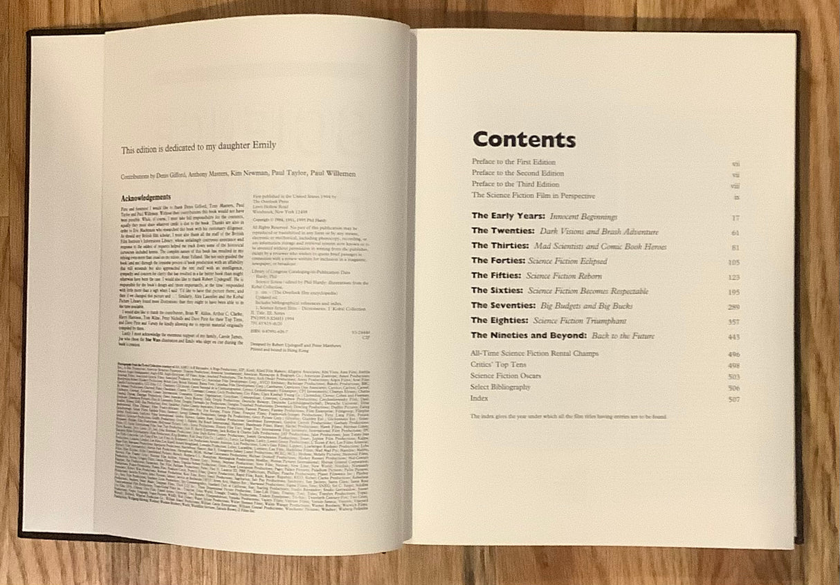 The Overlook Film Encyclopedia: Science Fiction Films, Ed. Phil Hardy (Hardcover) USED